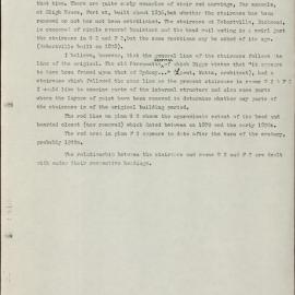 The Mint Building: Report on the Internal Fabric; Comprising Rooms G 1-5 and F 1-6. [Colour version 7 of 7 pdfs]