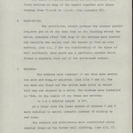 Norfolk Island Archaeological Documentation Report. East Side, Main Building. New Military Barracks. KAVHA Archaeology Report 6, Part 1. [Colour version 2 of 18 pdfs]