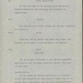 Norfolk Island Archaeological Documentation Report. East Side, Main Building. New Military Barracks. KAVHA Archaeology Report 6, Part 1. [Colour version 7 of 18 pdfs]