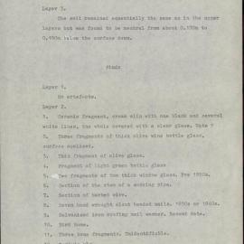 Norfolk Island Archaeological Investigation of Route of Proposed Underground Pipework. KAVHA Archaeology Report 7, Part 1. [Colour version 12 of 14 pdfs]