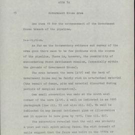 Norfolk Island Archaeological Investigation of Route of Proposed Underground Pipework. KAVHA Archaeology Report 7, Part 1. [Colour version 5 of 14 pdfs]