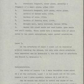Norfolk Island Archaeological Investigation of Route of Proposed Underground Pipework. KAVHA Archaeology Report 7, Part 1. [Colour version 8 of 14 pdfs]