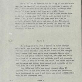 Rockend Cottage, Bedlam Point, Gladesville, NSW. Archaeological Documentation Report. [Colour version 11 of 13 pdfs]