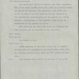 Recommendations for the Royal Engineer's Office and Stables. Draft Copy. [Norfolk Island] [Colour version 4 of 4 pdfs]