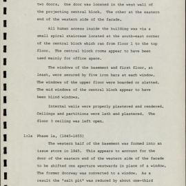 Commissariat Store (All Saints). KAVHA Archaeology Report 10, Part 1. [Norfolk Island] [Colour version 2 of 18 pdfs]