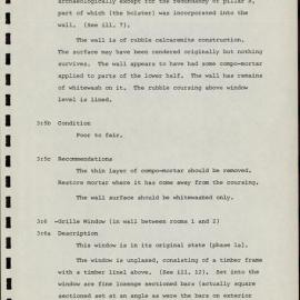 Commissariat Store (All Saints). KAVHA Archaeology Report 10, Part 1. [Norfolk Island] [Colour version 6 of 18 pdfs]