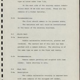 Commissariat Store (All Saints). KAVHA Archaeology Report 10, Part 1. [Norfolk Island] [Colour version 9 of 18 pdfs]