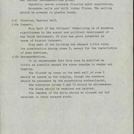 New Military Barracks, Officers' Outbuilding. KAVHA Archaeology Report 9, Part 1. [Norfolk Island] [Colour version 14 of 14 pdfs]