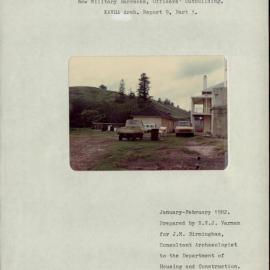 New Military Barracks, Officers' Outbuilding. KAVHA Archaeology Report 9, Part 1. [Norfolk Island] [Colour version 1 of 14 pdfs]