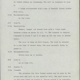 New Military Barracks, Officers' Outbuilding. KAVHA Archaeology Report 9, Part 1. [Norfolk Island] [Colour version 5 of 14 pdfs]