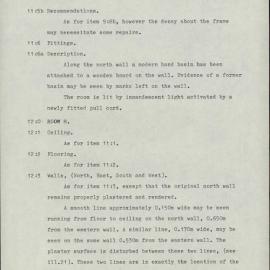 New Military Barracks, Officers' Outbuilding. KAVHA Archaeology Report 9, Part 1. [Norfolk Island] [Colour version 7 of 14 pdfs]