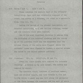 N.M.B. Officers' Outbuilding. KAVHA Archaeological Report 9, Part 2. [Norfolk Island] [Colour version 3 of 8 pdfs]