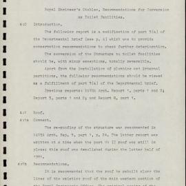 Proposed Toilet Facilities, Royal Engineer's Complex (H 30 A and H 30 B). KAVHA Archaeological Report 8, Part 1. [Norfolk Island] [Colour version 2 of 2 pdfs]