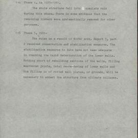 KAVHA Archaeological Report 11, Part 1. Superintendents of Convicts' Duplex (D2 and D3). [Norfolk Island] [Colour version 2 of 9 pdfs]