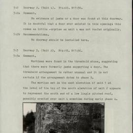 Flaghouses and Privies. KAVHA Archaeological Report 12, Part 2. [Norfolk Island] [Colour version 6 of 10 pdfs]