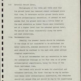 KAVHA Archaeological Report 13, Part 1. Settlement Guardhouse. [Norfolk Island] [Colour version 4 of 12 pdfs]