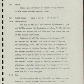 KAVHA Archaeological Report 13, Part 1. Settlement Guardhouse. [Norfolk Island] [Colour version 5 of 12 pdfs]