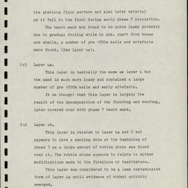 KAVHA Archaeological Report 13, Part 1. Settlement Guardhouse. [Norfolk Island] [Colour version 6 of 12 pdfs]