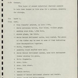KAVHA Archaeological Report 13, Part 1. Settlement Guardhouse. [Norfolk Island] [Colour version 7 of 12 pdfs]