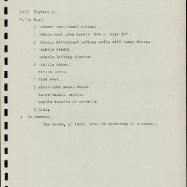 KAVHA Archaeological Report 13, Part 1. Settlement Guardhouse. [Norfolk Island] [Colour version 8 of 12 pdfs]