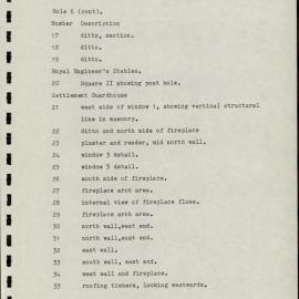 KAVHA Archaeological Report 13, Part 1. Settlement Guardhouse. [Norfolk Island] [Colour version 9 of 12 pdfs]