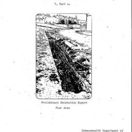 KAVHA Archaeological Report 7, Part 4. Preliminary Excavation Report. Pier Area. [Norfolk Island]