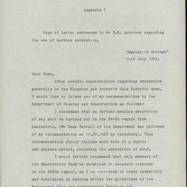 Norfolk Island Archaeological Investigation of Route of Proposed Underground Pipework. KAVHA Archaeology Report 7, Part 3. [Colour version 3 of 4 pdfs]