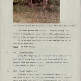 Survey Study of the First, Second, and Third Settlements on Norfolk Island. Part 1 of 2. [Colour version 10 of 30 pdfs]