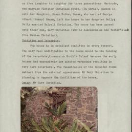 Survey Study of the First, Second, and Third Settlements on Norfolk Island. Part 1 of 2. [Colour version 15 of 30 pdfs]