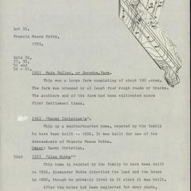 Survey Study of the First, Second, and Third Settlements on Norfolk Island. Part 1 of 2. [Colour version 22 of 30 pdfs]