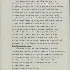 Survey Study of the First, Second, and Third Settlements on Norfolk Island. Part 1 of 2. [Colour version 26 of 30 pdfs]