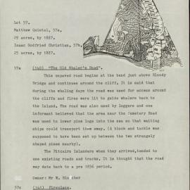 Survey Study of the First, Second, and Third Settlements on Norfolk Island. Part 1 of 2. [Colour version 29 of 30 pdfs]