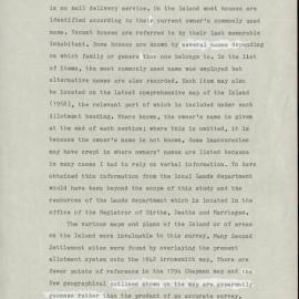 Survey Study of the First, Second, and Third Settlements on Norfolk Island. Part 1 of 2. [Colour version 2 of 30 pdfs]