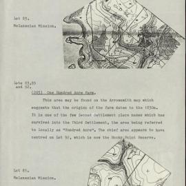 Survey Study of the First, Second, and Third Settlements on Norfolk Island. Part 2 of 2. [Colour version 12 of 28 pdfs]