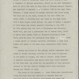 Survey Study of the First, Second, and Third Settlements on Norfolk Island. Part 2 of 2. [Colour version 21 of 28 pdfs]