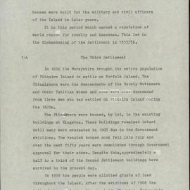 Some Suggestions Toward Norfolk Island's Bicentennial Celebrations. [Colour version 2 of 6 pdfs]