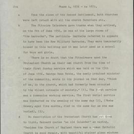 Protestant Church/ Youth Centre. KAVHA Archaeological Report 14, Part 1. [Norfolk Island] [Colour version 5 of 15 pdfs]