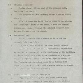 Protestant Church/ Youth Centre. KAVHA Archaeological Report 14, Part 1. [Norfolk Island] [Colour version 9 of 15 pdfs]