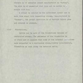 Surgeon?s Quarters. KAVHA Archaeological Report 18, Part 1. [Norfolk Island] [Colour version 3 of 3 pdfs]