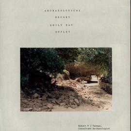Archaeological Report. Emily Bay Outlet. [Norfolk Island] [Colour version 1 of 1 pdfs]