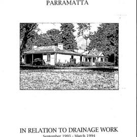 Archaeological Report. Hambledon Cottage, Parramatta. In Relation to Drainage Work, September 1993 - March 1994.
