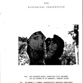 St Barnabas' Chapel. Archaeology Component and Historical Perspective. [Norfolk Island]