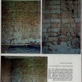 Old Government House, Parramatta. Archaeological Report of Building Fabric Exposed During Current Works January/ February 1995. [Colour version 3 of 3 pdfs]