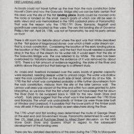 Queens Wharf Reserve Parramatta. Windmills of Parramatta. Archaeological Assessment. [Colour version 2 of 4 pdfs]