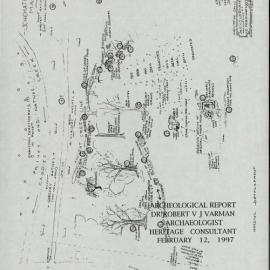 Early Settlement Site. North-West Corner Land at the Junction of Withers Road and Caddies Creek. [Rouse Hill] [Colour version 1 of 1 pdfs]