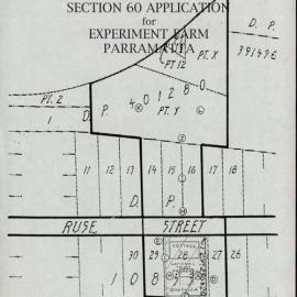 Report and Documentation to Accompany Section 60 Application for Experiment Farm, Parramatta. [Colour version 1 of 9 pdfs]