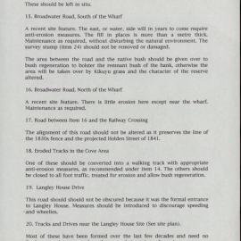 Goodaywang Reserve Preservation/ Conservation Management Plan. [Colour version 12 of 17 pdfs]