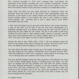 Goodaywang Reserve Preservation/ Conservation Management Plan. [Colour version 9 of 17 pdfs]