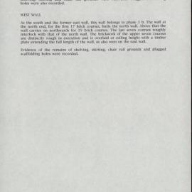Old Government House, Parramatta. Archaeological Report of Building Fabric Exposed During Works April-June 1999. [Colour version 7 of 17 pdfs]