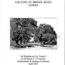 Heritage Assessment. Street Tree Planting Located in Bridge Road, Nowra.